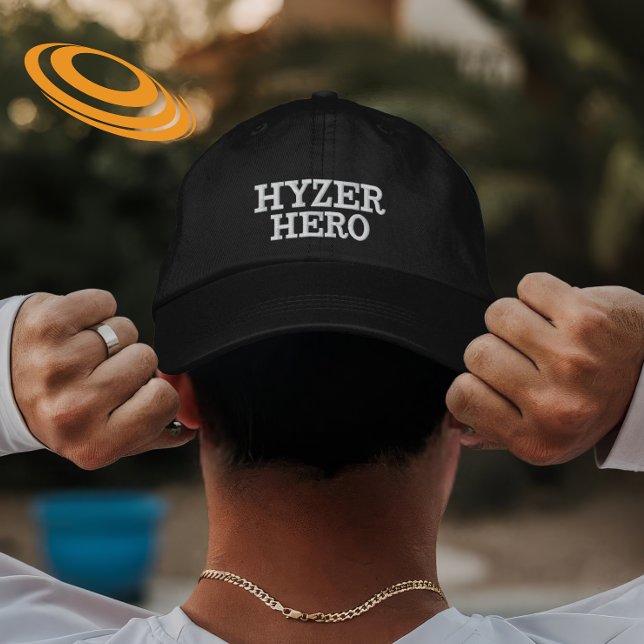 Personalised Disc Golf Hyzer Hero Gift Embroidered Hat (Creator Uploaded)
