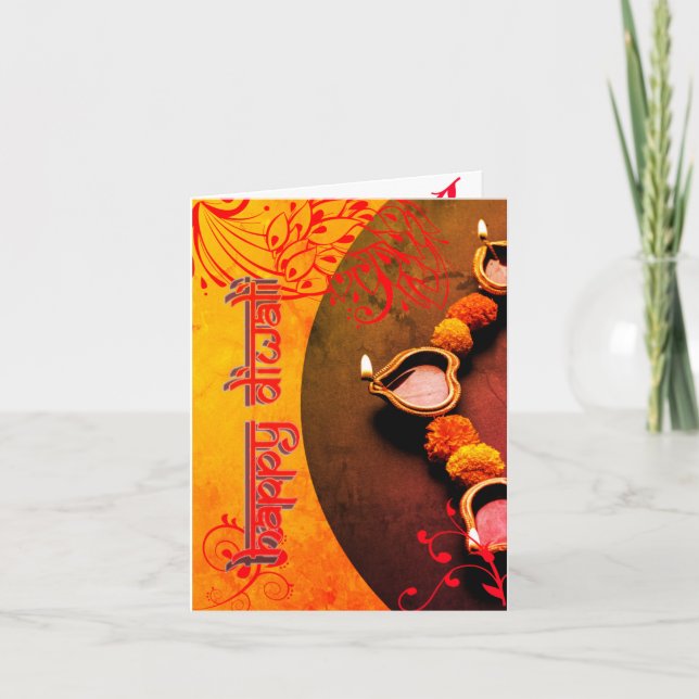 personalised Diwali greeting  Card (Front)