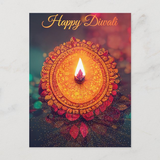 Personalised Diwali Postcard (Front)