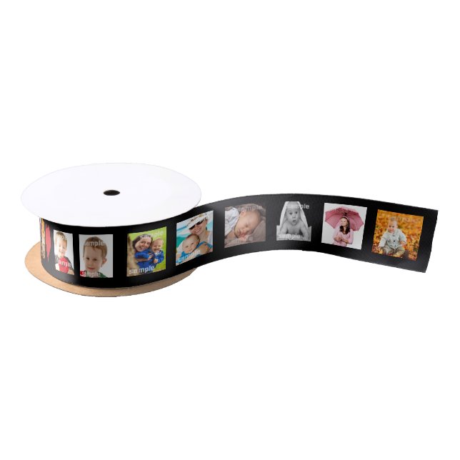 Personalised DIY Photo Template Satin Ribbon (Spool)