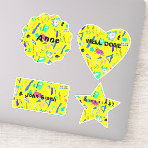 Personalised Dizzy Back to School Stickers