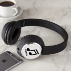 Personalised DJ headphones with custom logo