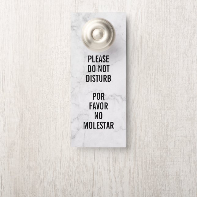 Personalised Do Not Disturb Door Hanger (On Knob)