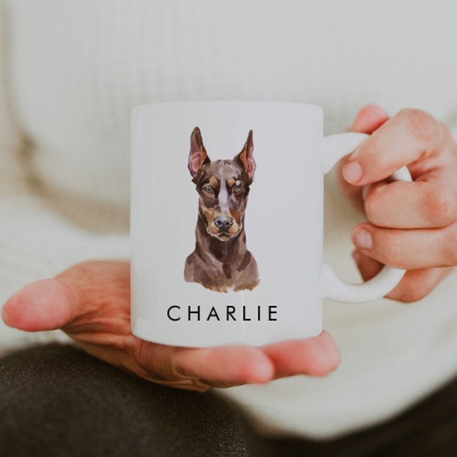 Personalised Doberman Dog Lover Mug (Creator Uploaded)