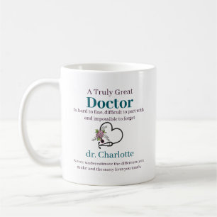 Personalised Doctor Appreciation Coffee Mug