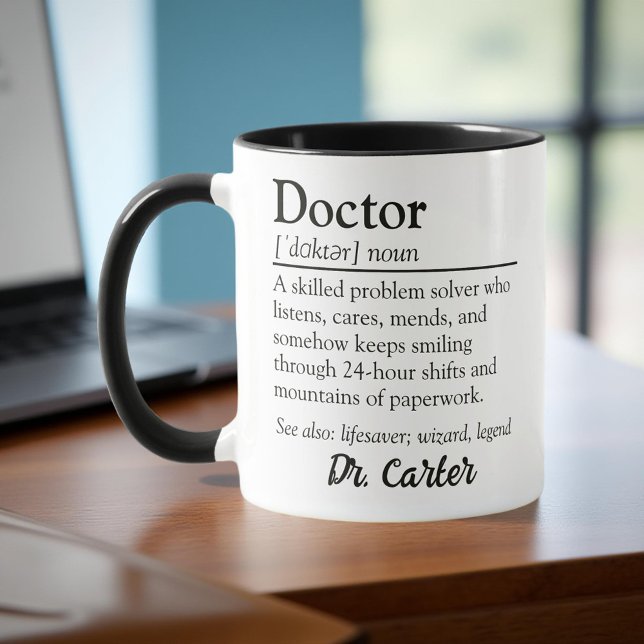Personalised Doctor Definition Appreciation Mug (Creator Uploaded)
