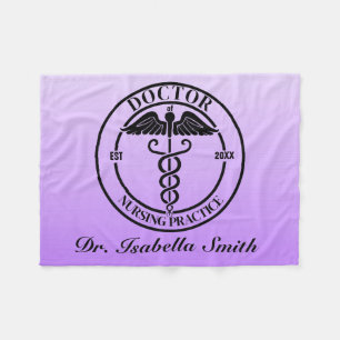 Personalised Doctor Gift For Graduate & Graduation Fleece Blanket