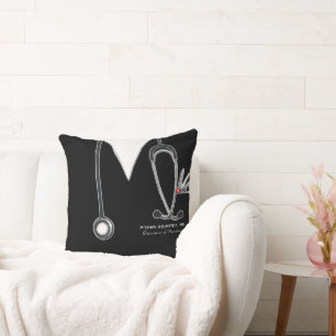 Personalised Doctor Gift Throw Pillow
