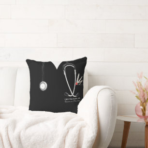 Personalised Doctor Gift Throw Pillow