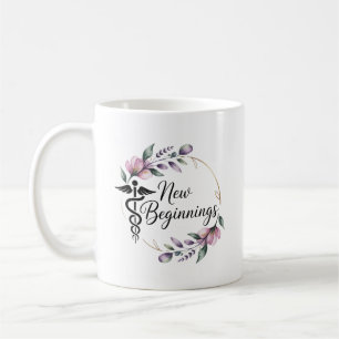 Personalised Doctor Graduation New Beginnings Coffee Mug