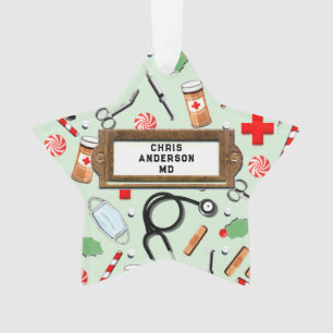 Personalised Doctor Holiday Gift Ornament