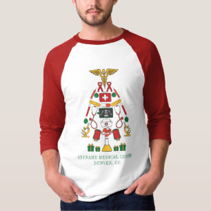 Personalised Doctor Nurse Medical Centre Christmas T-Shirt