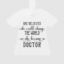 Personalised Doctor Ornament