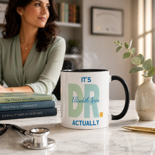 Personalised Doctor PhD Graduation Mug 