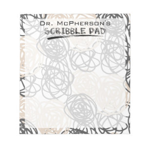Personalised Doctor's Scribble Pad