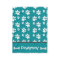 Personalised Dog Blanket Paws Name and Bones