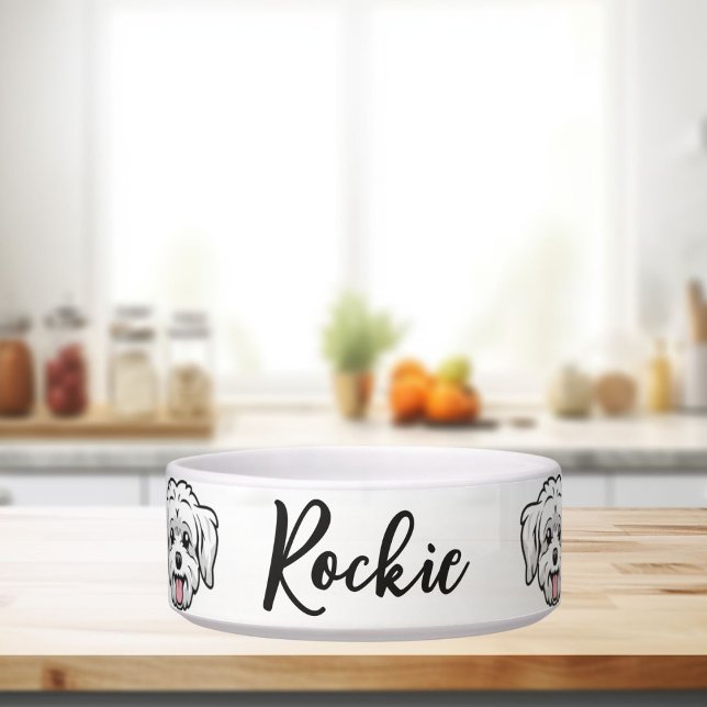 Personalised Dog Bowl - Custom Pet Bowl with Name  (Creator Uploaded)