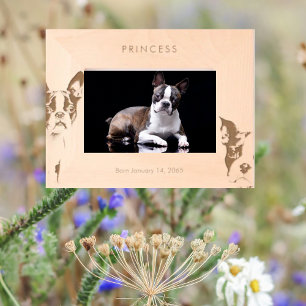 Personalised Dog Breed Etched Frames