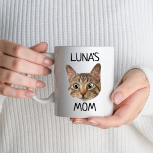 Personalised Dog Cat Face Name Pet Lover Owner Mug