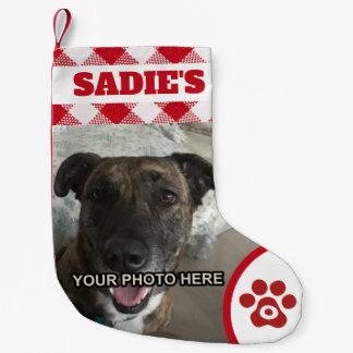 Personalised Dog, Cat, or Pet Lover Small Christmas Stocking