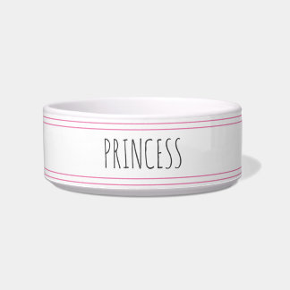 Personalised Dog, Cat, Pet water food bowl dish 