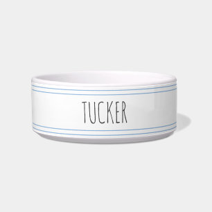 Personalised Dog, Cat, Pet water food bowl dish 