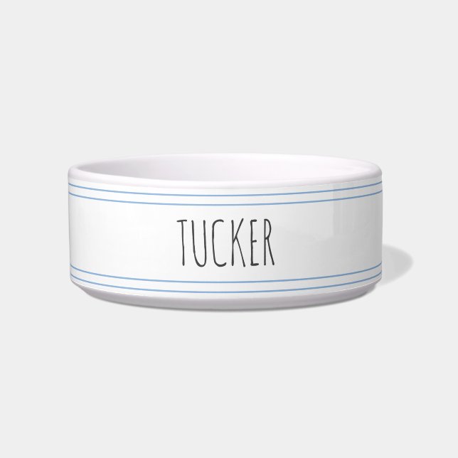 Personalised Dog, Cat, Pet water food bowl dish  (Front)