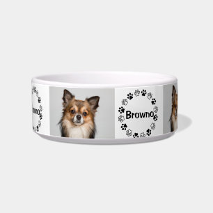 Personalised Dog/Cat Picture Pawprint  Bowl