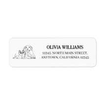 Personalised Dog & Cat Return Address Label