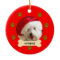 Personalised Dog Christmas Ornament - 1 side