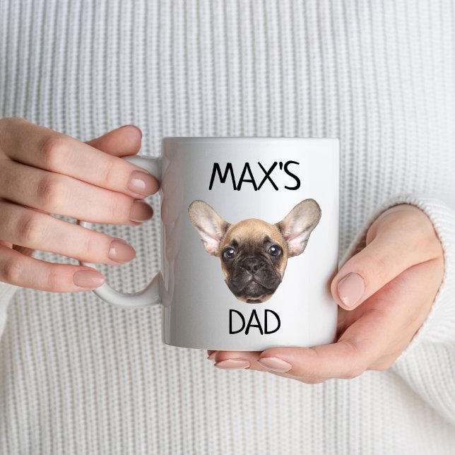 Personalised Dog Dad Mum Dog Face Name Dog Lover Coffee Mug (Creator Uploaded)