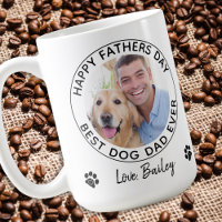Personalised Dog Dad Pet Photo Happy Father's Day