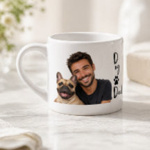Personalised Dog Dad Photo Mug | Modern Cool Gift