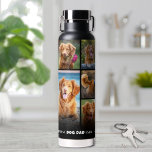 Personalised Dog Dad Photo Water Bottle<br><div class="desc">Personalised Best Dog Dad 9 Photo Collage Water Bottle. This heartfelt water bottle is a perfect way to celebrate the dog dad in your life. Featuring a collage of nine cherished pet photos, this bottle brings together beloved memories for a touching, everyday reminder. At the bottom, Best Dog Dad is...</div>