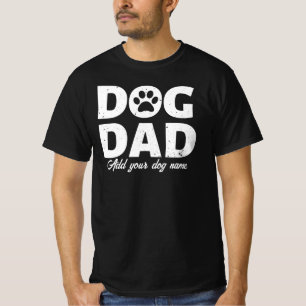 Personalised Dog Dad T-Shirt