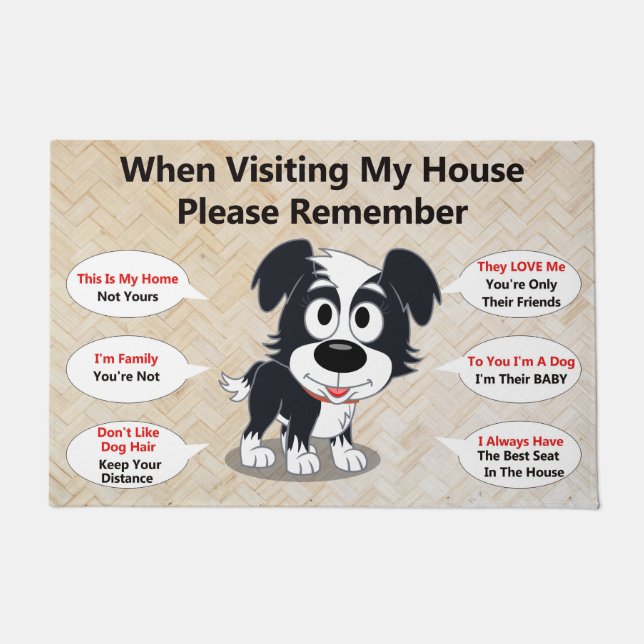 Personalised Dog Doormat (Front)