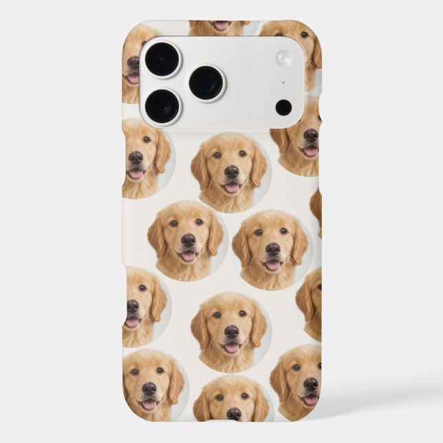 Personalised Dog Face Pattern Case-Mate  (Back)