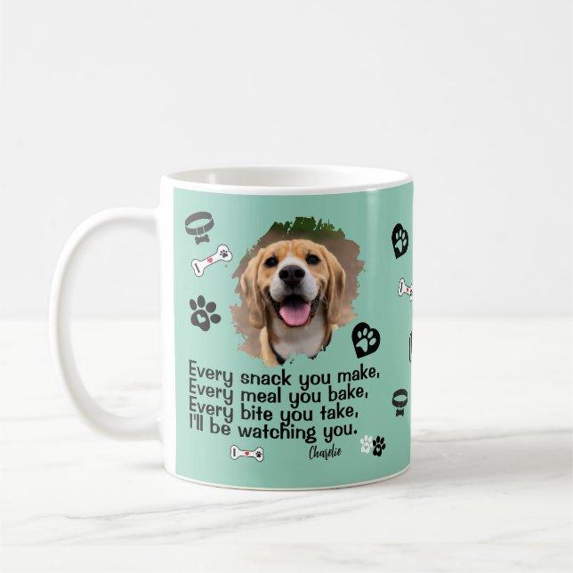 Personalised Dog Face Photo Mug - Funny Mug (Left)