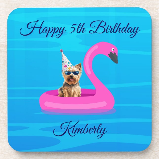 Personalised Dog Floatie Coaster (Front)