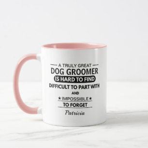 Personalised Dog Groomer Appreciation Coffee Mug
