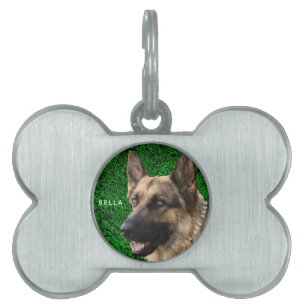 Personalised Dog ID Tag Custom Dog Bone Design