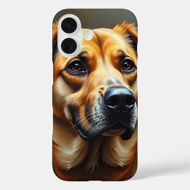 Personalised dog illustration Fine art Modern Case-Mate iPhone Case (Back)