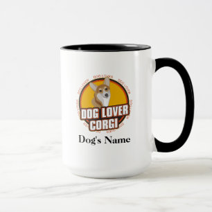 Personalised Dog Lover Corgi Dog Breed Mug