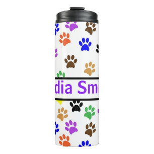 Personalised dog lover drink tumbler