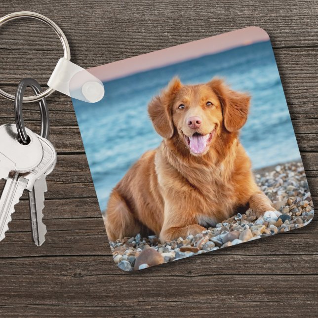 Personalised Dog Lover Keepsake Pet Photo Key Ring (Personalized Dog Lover Keepsake Pet Photo keychain)