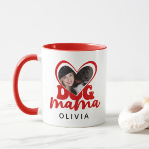 Personalised Dog Mama Photo Mug