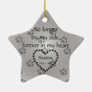 Personalised Dog Memorial Christmas Ornament