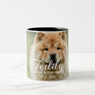 Personalised Dog Memorial Pet Loss Two-Tone Coffee Mug