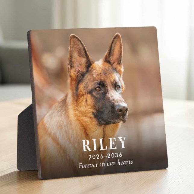 Personalised Dog Memorial Photo Plaque (Personalized Dog Memorial Photo Plaque)