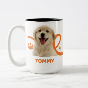 Personalised Dog Mug Custom Dog Name Tommy Coffe
